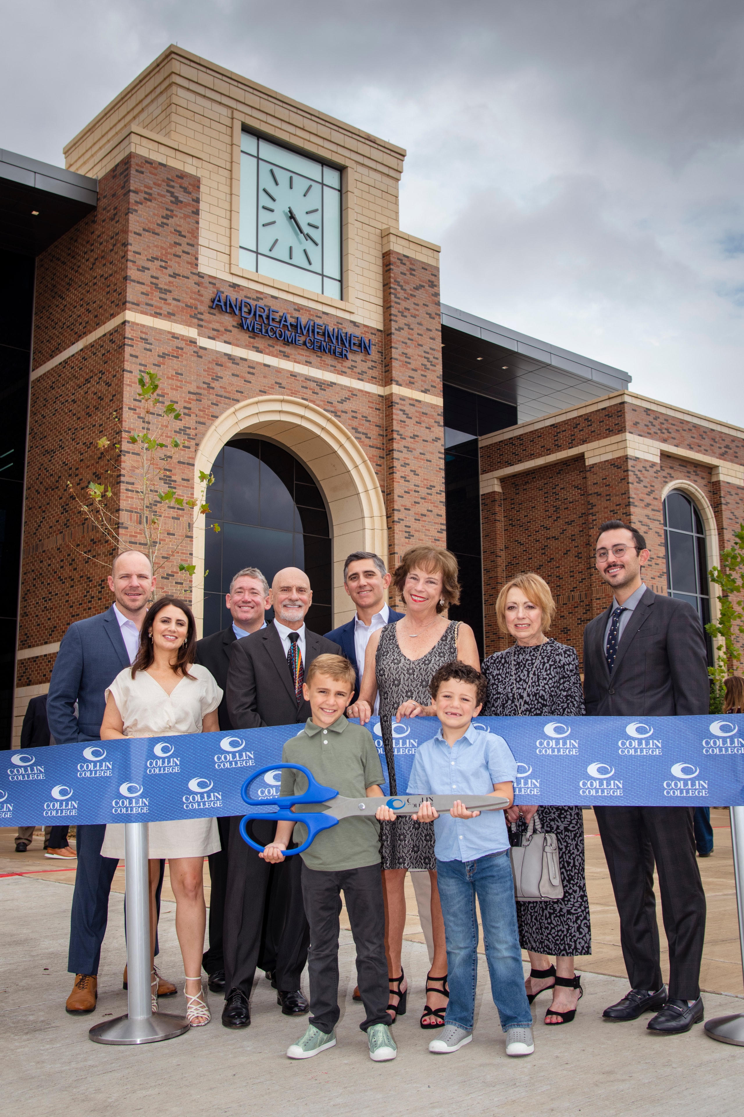 Ribbon cutting ceremony at the Collin College Welcome Center