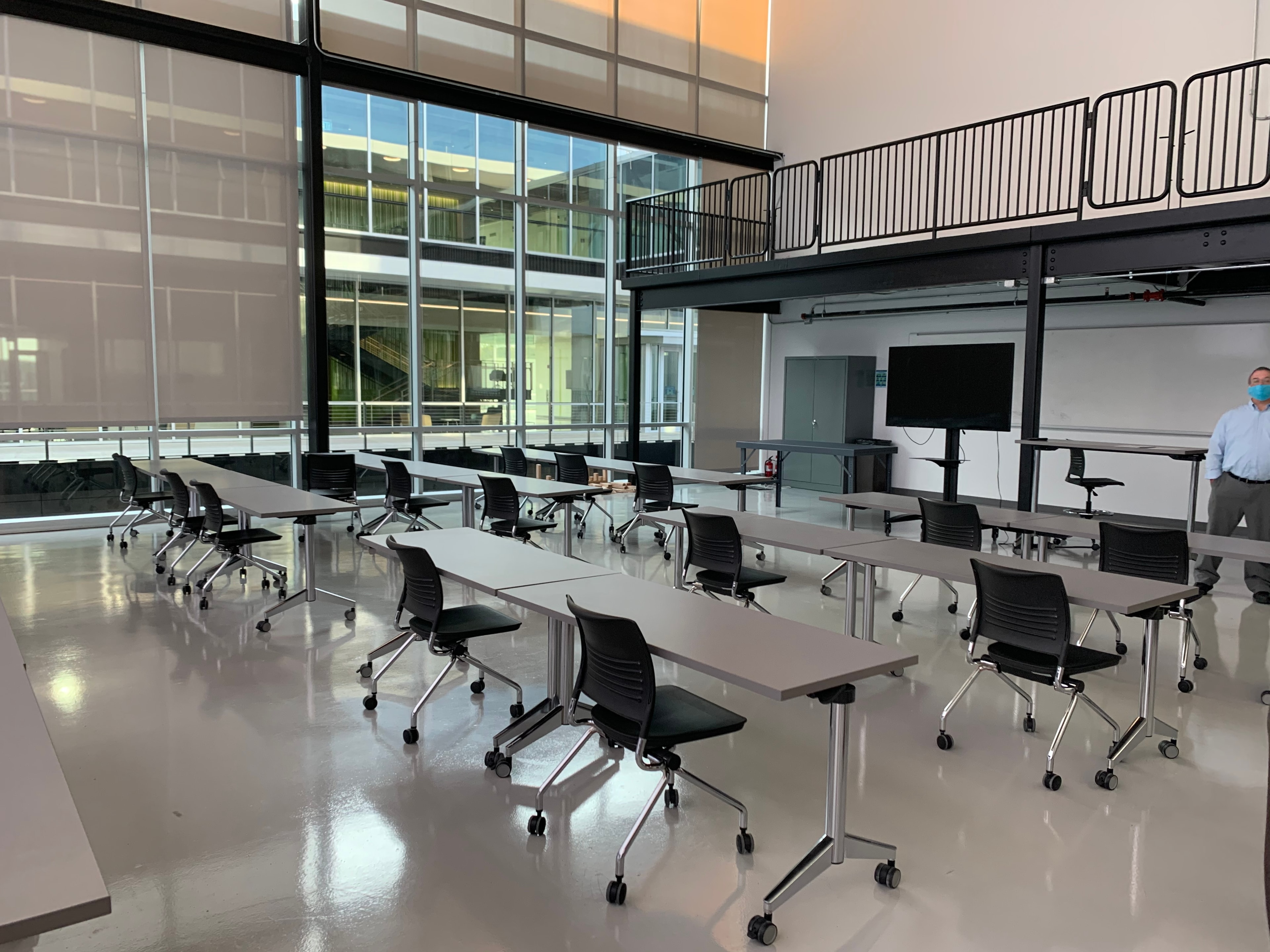 Modern classroom at Collin College Technical Campus